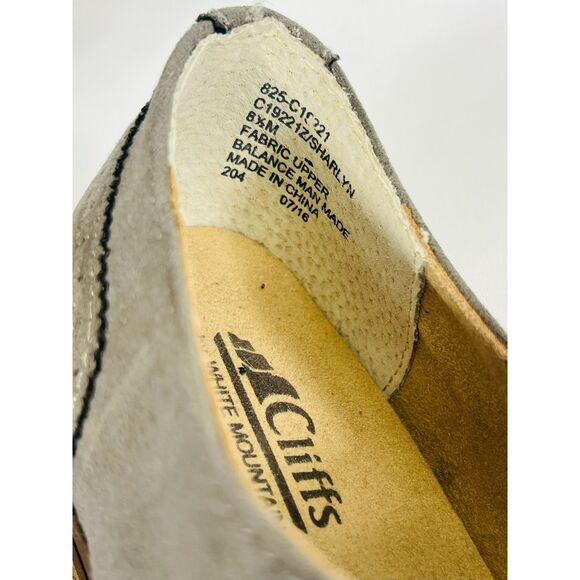Cliffs White Mountain Gray Oxford Loafer Sharlyn 8.5 - Picture 6 of 6